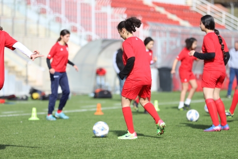 منتخبنا الوطني للواعدات يختتم معسكره التدريبي قبل إلى السفر إلى لبنان للمشاركة في بطولة غرب آسيا الأولى للواعدات