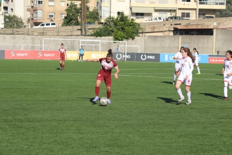 واعدات فلسطين يحققن فوزا ثمينا على لبنان B ضمن بطولة اتحاد غرب آسيا الأولى للواعدات