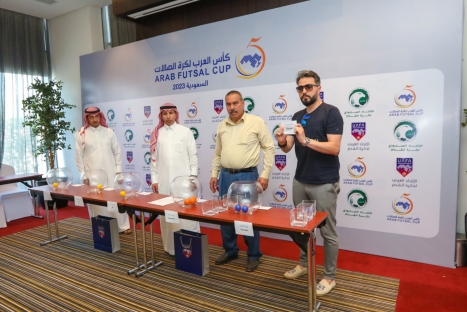 فلسطين في المجموعة الثالثة من بطولة كأس العرب لكرة الصالات