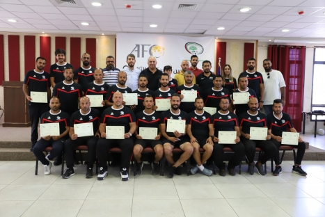 اختتام دورة مدربي المستوى الثالث "C"