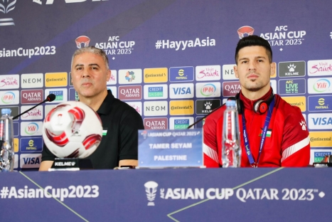 دبوب وصيام: المباراة مع قطر "أخوية واحتفالية" ولكن نطمح لتحقيق الفوز والصعود إلى ربع النهائي