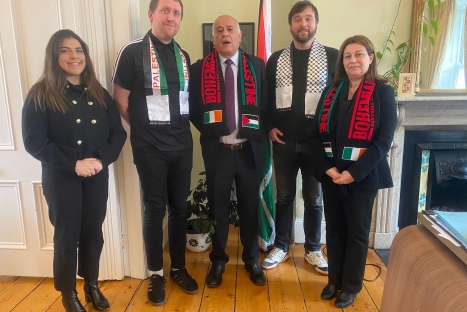 اتحاد الكرة ونادي بوهيميان الإيرلندي ينظمان مباراة ودية&nbsp;في ذكرى النكبة