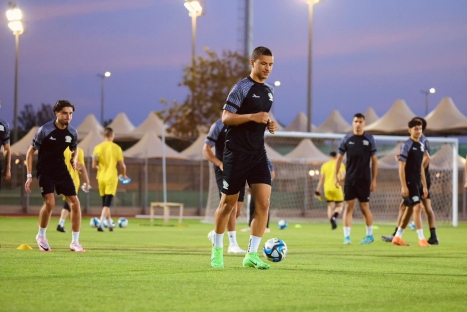 منتخب الشباب يرفع شعار التعويض في مباراته أمام البحرين ببطولة "الديار العربية"