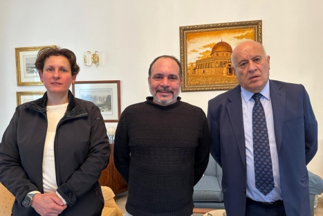 الرجوب يبحث مع رئيس اتحاد غرب آسيا آخر المستجدات حول التحقيق الذي تقوم به الفيفا بشأن&nbsp;الانتهاكات الإسرائيلية