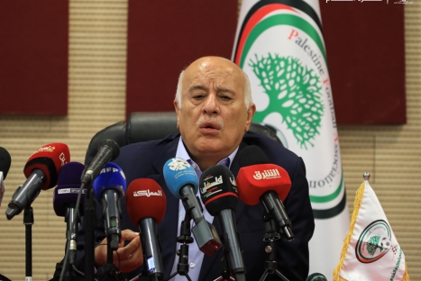 الرجوب يعقد مؤتمر صحفيا الثلاثاء للحديث عن اعتداءات إسرائيل على الرياضة الفلسطينية