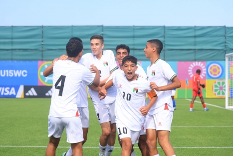 الفدائي الصغير&nbsp;يستهل مشواره&nbsp;في كأس العالم تحت 15 عاما بسداسية في شباك&nbsp;سانت لوسيا