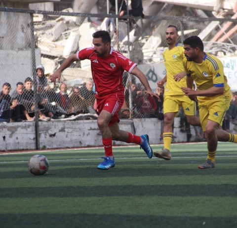 مباريات مثيرة في افتتاح منافسات دور الثمانية&nbsp;من بطولة خماسيات كرة القدم التنشيطية