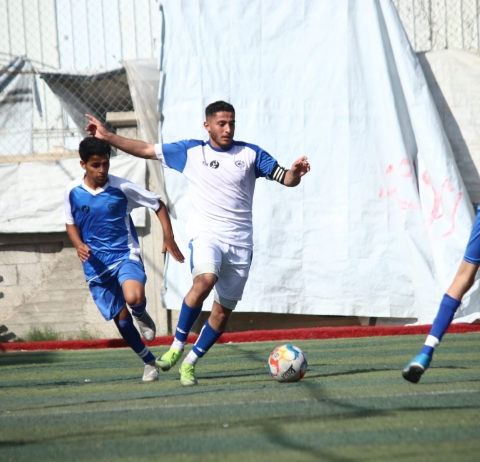 شباب رفح يحقق فوزه الثاني والرباط يكتسح شباب معن وفلسطين والشمس يودعان بطولة الأمل