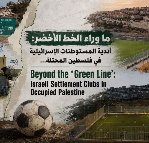 ما وراء الخط الأخضر: أندية المستوطنات الإسرائيلية في فلسطين المحتلة