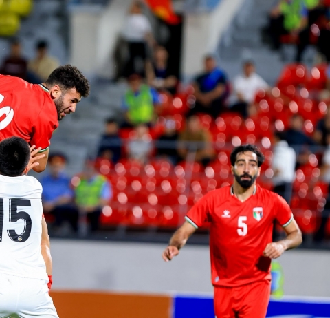 المنتخب الوطني يتعادل للمرة الثانية مع قرغيزستان