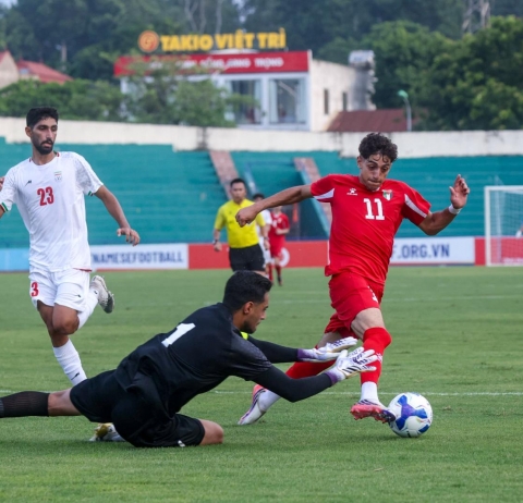 فدائي الشباب يتعثر أمام إيران في افتتاح مشواره بتصفيات كأس آسيا