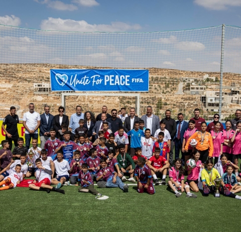 تدشين ملعبي مراح رباح وقوصين ضمن مشروع FIFA Arena