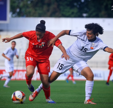منتخب الناشئات يودع التصفيات الآسيوية بعد الخسارة من قرغيزستان