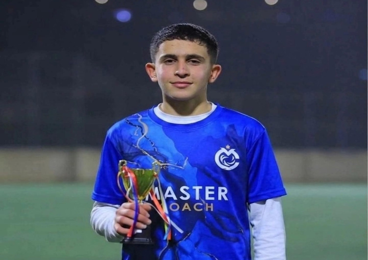 استشهاد اللاعب يوسف سامح شتية برصاص جيش الاحتلال في نابلس