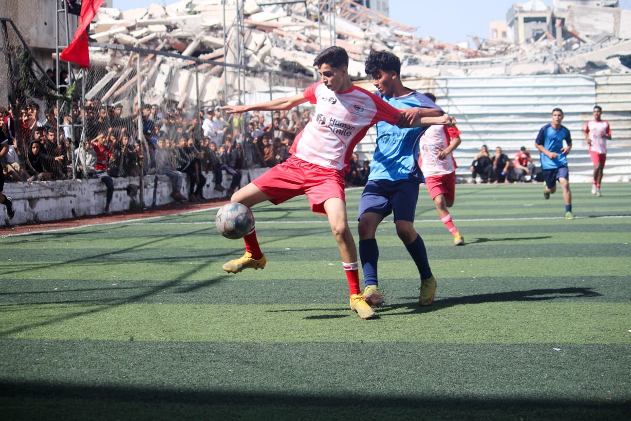 غزة الرياضي بطل فرع غزة والشمال في بطولة الأمل بعد الفوز على المجمع الإسلامي 