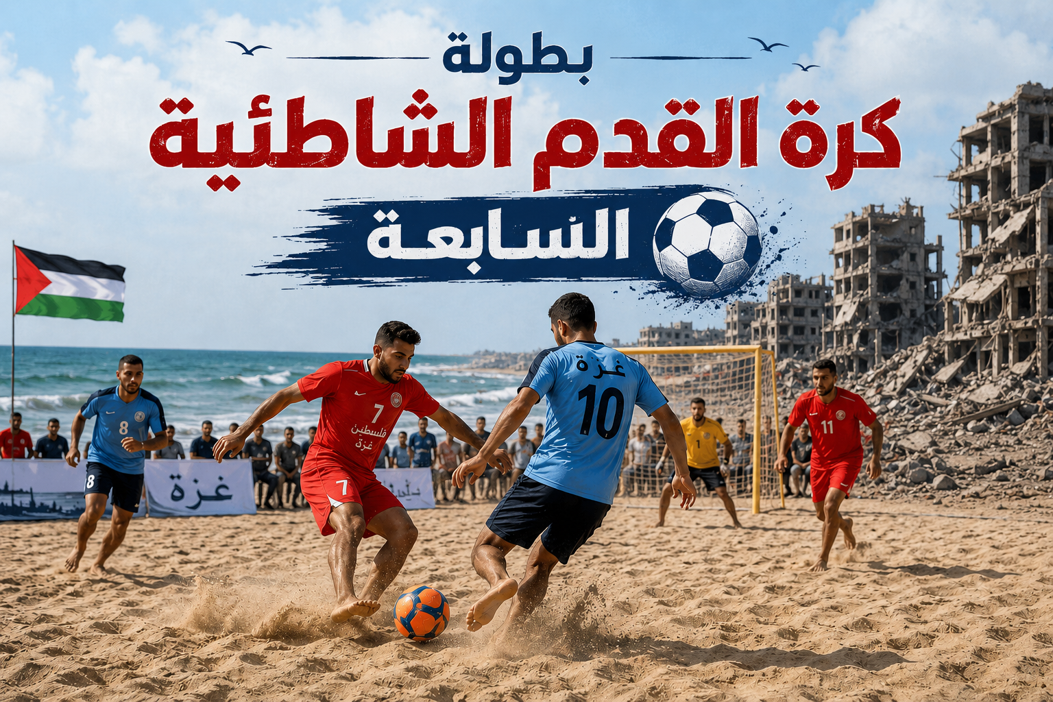 تحديد موعد قرعة وانطلاق بطولة كرة القدم الشاطئية السابعة 