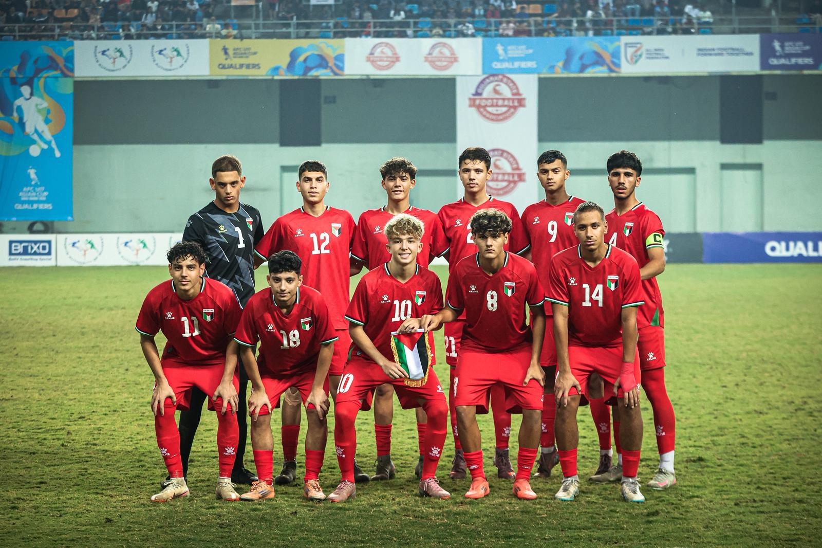 فلسطين في المجموعة الأولى ببطولة غرب آسيا للناشئين