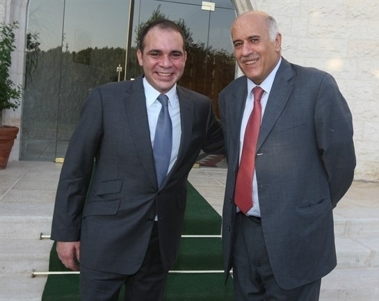 الأمير علي بن الحسين يهنئ اللواء الرجوب بإعادة انتخابه رئيساً لاتحاد الكرة الفلسطيني