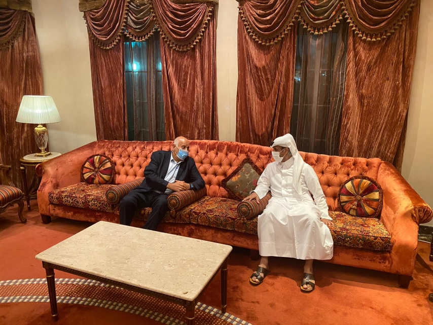 اللواء الرجوب يبحث سبل تعزيز التعاون مع الاتحاد القطري لكرة القدم