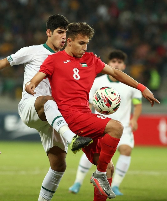 الفدائي الشاب يخسر أمام نظيره العراقي في مباراته الأخيرة ضمن بطولة ايرثلنك لاتحاد غرب آسيا للشباب