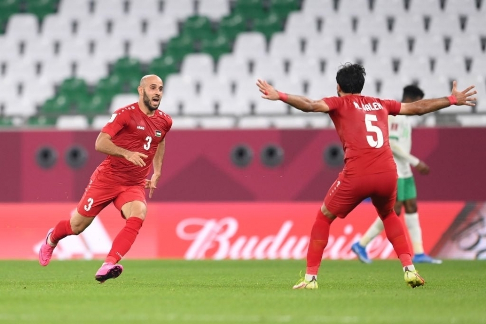 التعادل الإيجابي بهدف لمثله بين الفدائي والأخضر السعودي في بطولة كأس العرب