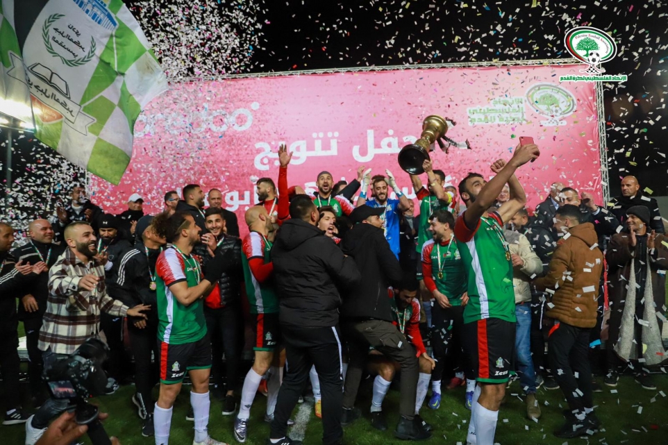 المكبر يتفوق على بلاطة ويحافظ على لقب بطولة أبو عمار