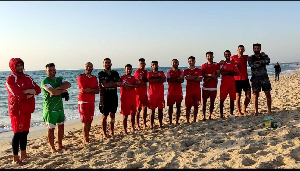 يغادر إلى السعودية الإثنين...  فدائي الشواطئ يواصل استعداداته لبطولة كأس العرب