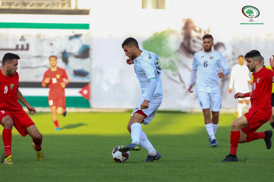 في حفل&nbsp;افتتاح استاد&nbsp;"بيليه".. الأولمبي الأردني يتجاوز شقيقه الفلسطيني بهدفين لواحد