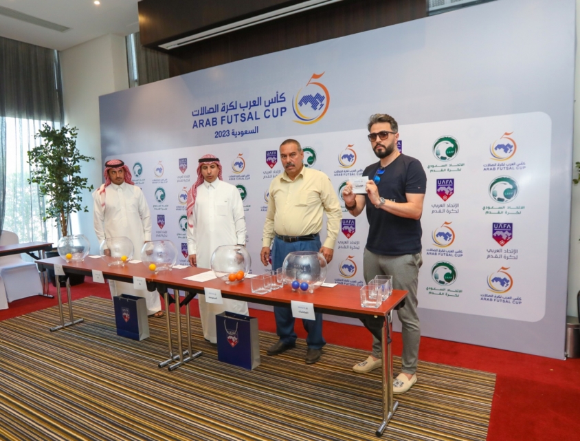 فلسطين في المجموعة الثالثة من بطولة كأس العرب لكرة الصالات