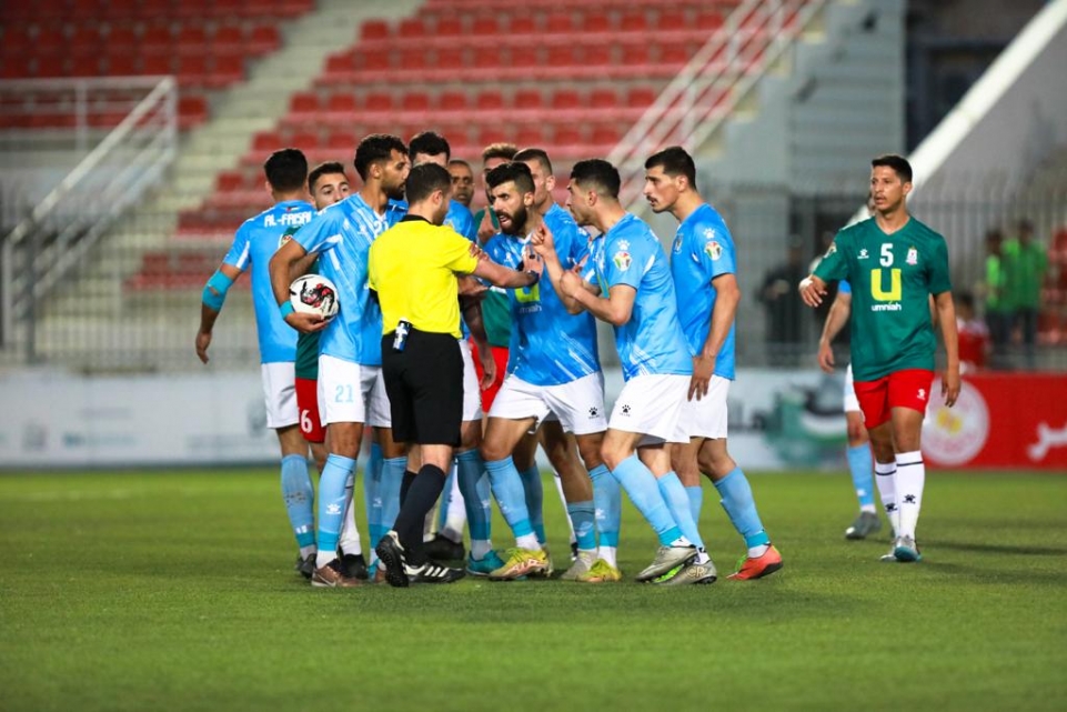 اللجنة المنظمة لبطولة القدس والكرامة تصدر قرارها فيما يخص مباراة الفيصلي والوحدات