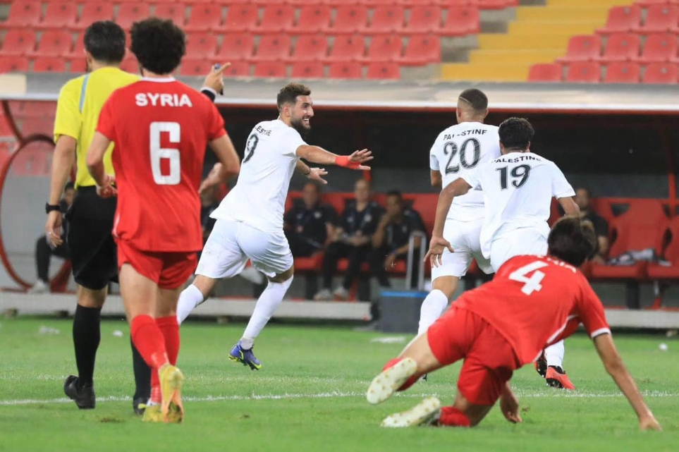 الفدائي الأولمبي يفوز على منتخب سوريا في افتتاح مشواره ببطولة  غرب آسيا 