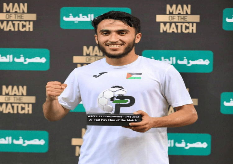 أحمد كلاب "أفضل لاعب في المباراة" أمام الأولمبي السوري