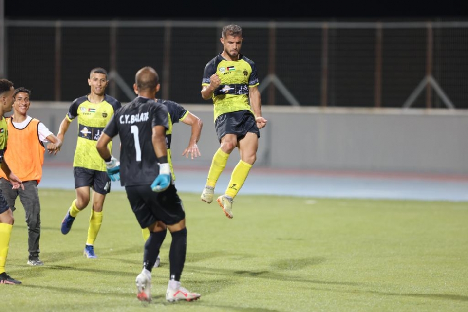 بلاطة يتخطى شباب الخليل بأربعة أهداف لواحد