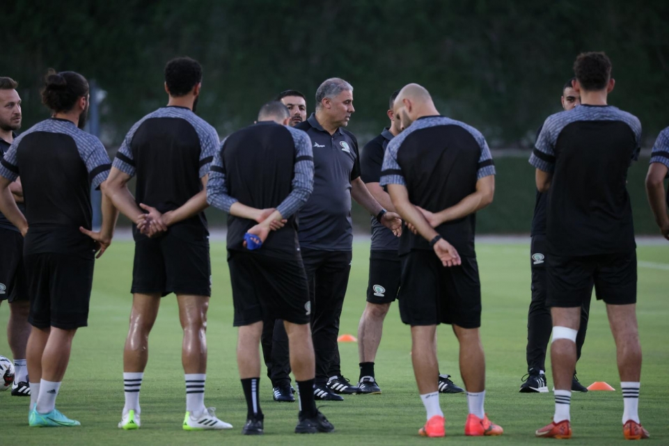 منتخبنا الوطني يكثف تحضيراته لمواجهة لبنان.. والتحاق فرج ومحاجنة بالبعثة