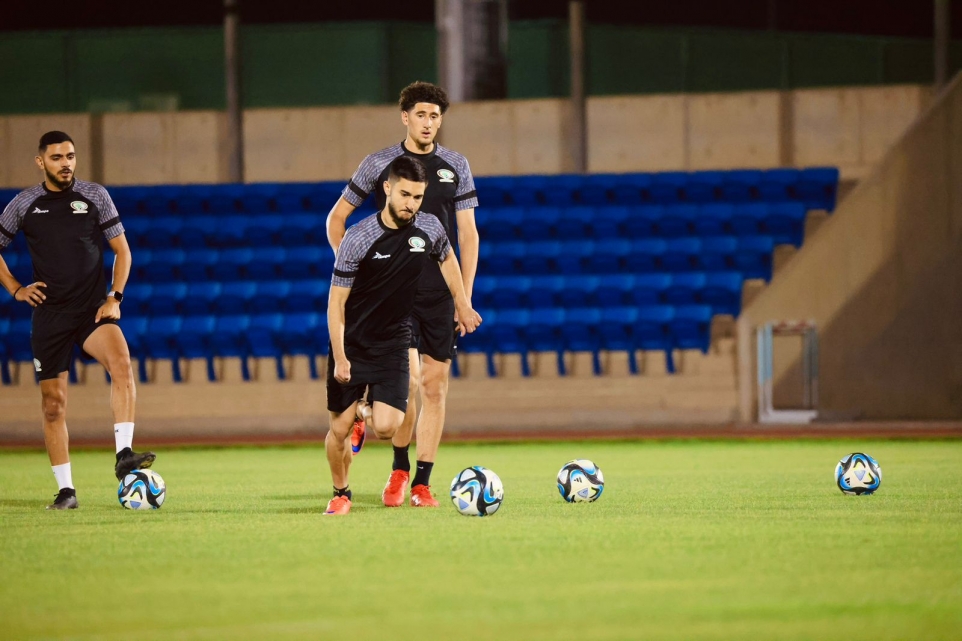 منتخبنا الوطني&nbsp;ينهي استعداداته لمواجهة سوريا غداً في بطولة "الديار العربية"