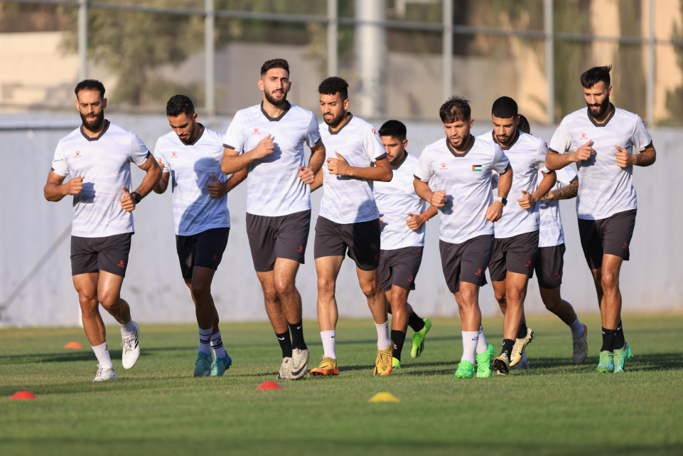 صور- منتخبنا الوطني يختتم معسكر الأردن ويسافر إلى ماليزيا