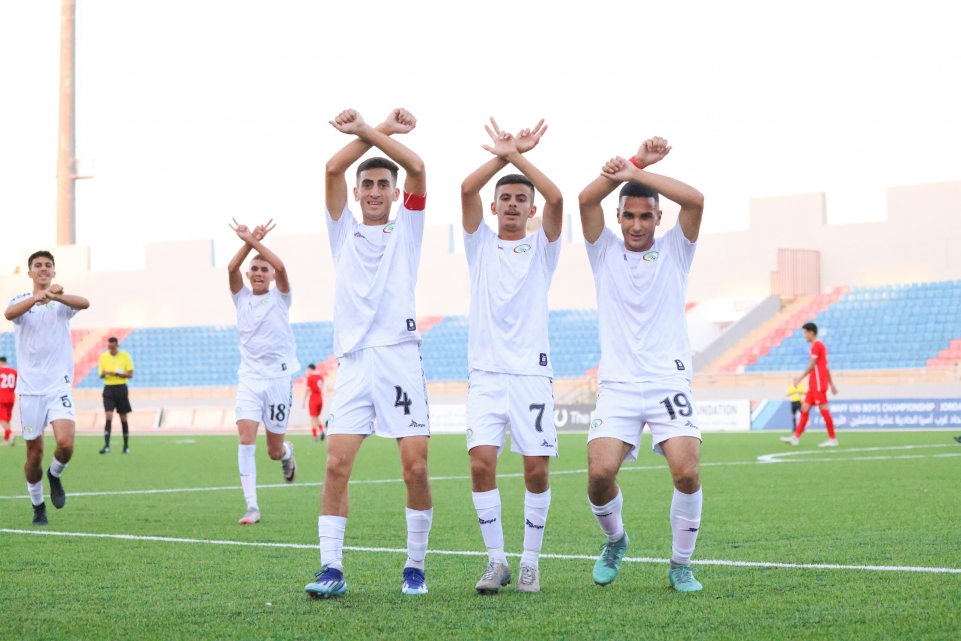 غرب آسيا للناشئين.. الفدائي يتعادل مع سوريا بهدف لمثله