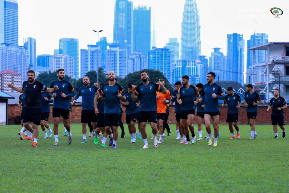 صور- الفدائي يباشر تدريباته في ماليزيا تحضيرا لملاقاة الأردن بتصفيات المونديال 