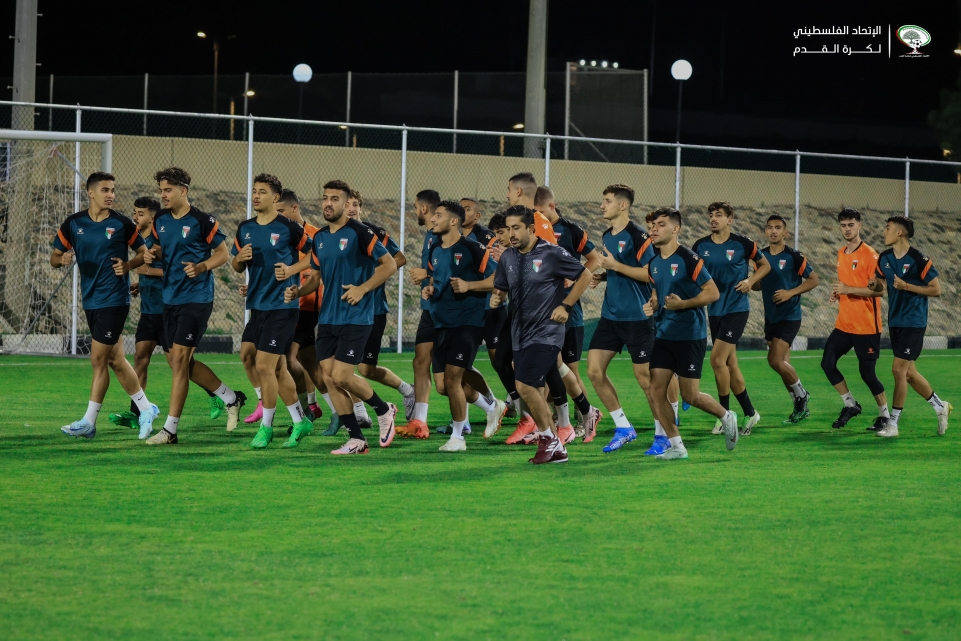 منتخبنا الشاب يكمل تحضيراته لمواجهة السعودية في افتتاح مشواره بتصفيات كأس آسيا