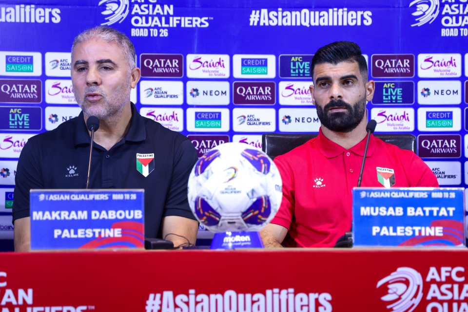 دبوب: نطمح بنتيجة إيجابية أمام العراق رغم الغيابات