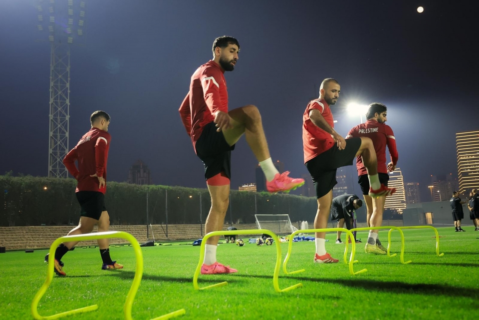 الفدائي يختتم استعداداته لمواجهة تونس باحثا عن تأهل تاريخي في كأس العرب 