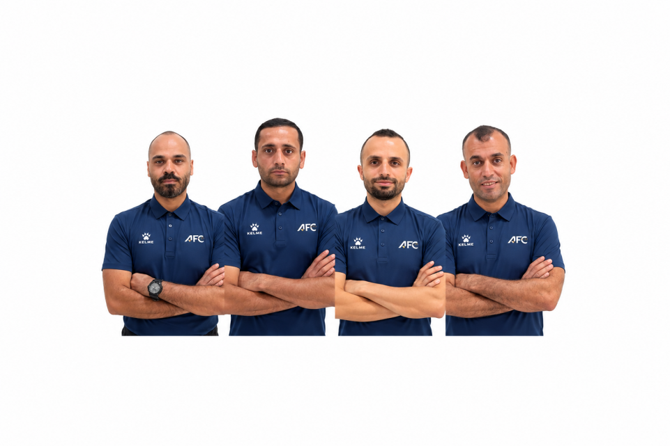 طاقم حكام فلسطيني يدير مباراةً في دوري أبطال آسيا 2